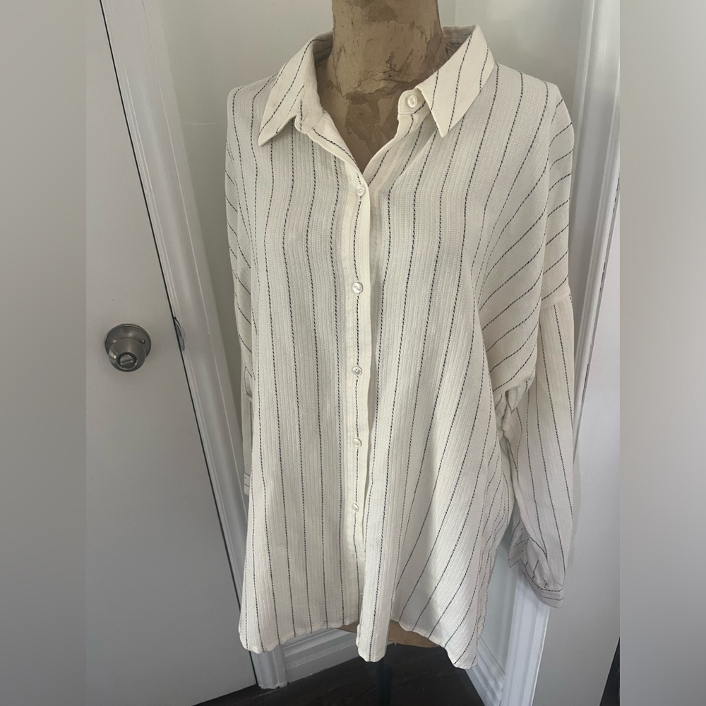 Eileen Fisher light weight blouse